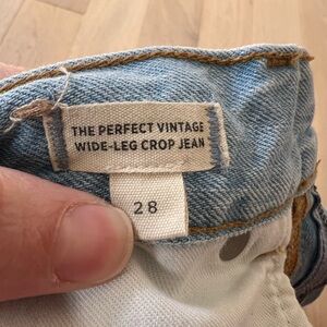 Madewell Flare Wide Leg Blue Jeans